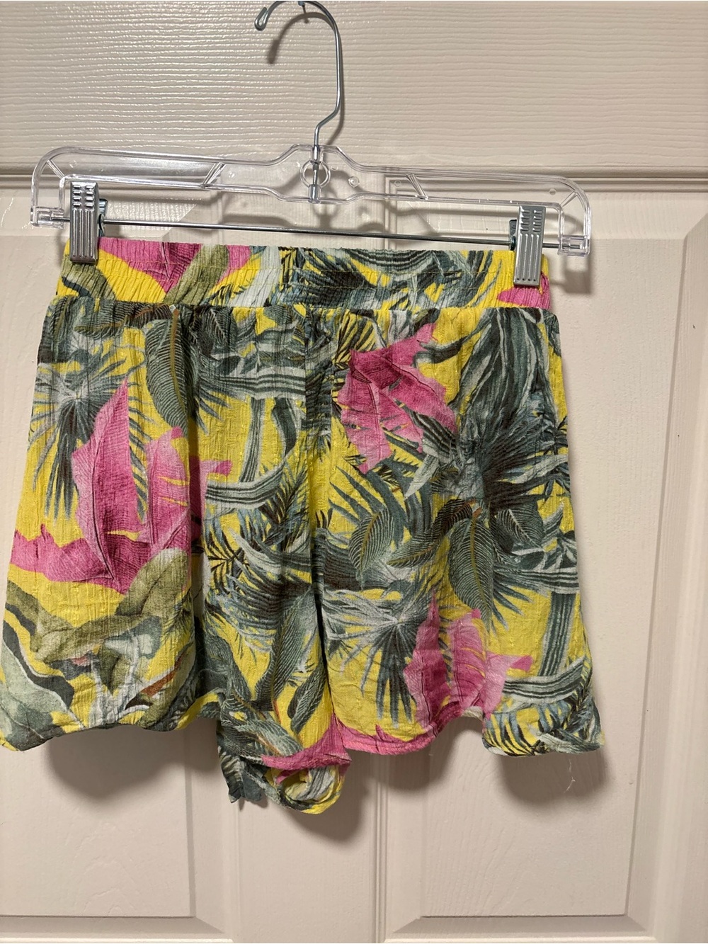 Cynthia Rowley Tropical Wrap Skort Shorts Medium 100% Rayon - Picture 4 of 10